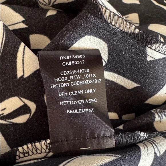 For Love & Lemons Angelica Bow Print Puff Ruched Sleeve Button Front Dress sz M - Picture 10 of 10